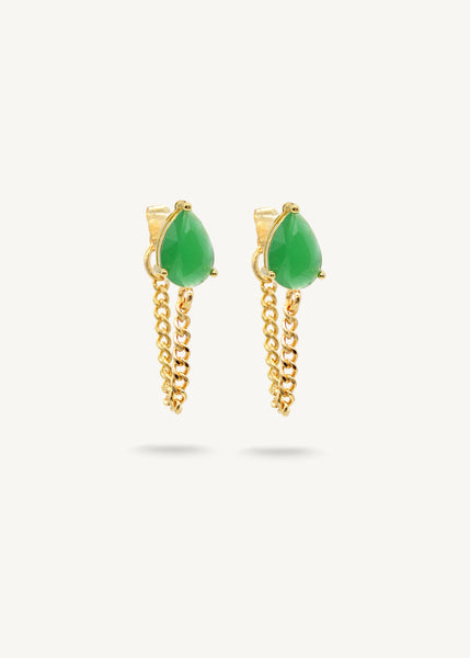 JADE Chain studs