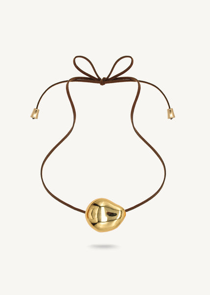 JASMINE SUEDE Necklace Gold