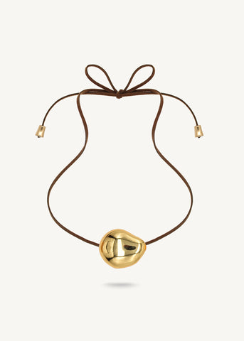 JASMINE SUEDE Necklace Gold